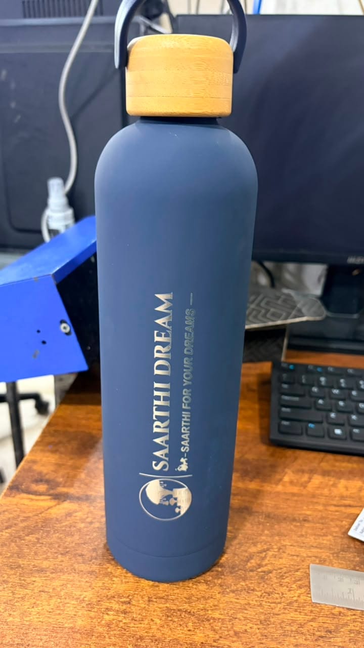 Customer photo review of Premium Water Bottle | Best for Corporate Gifting | PrintMine.in