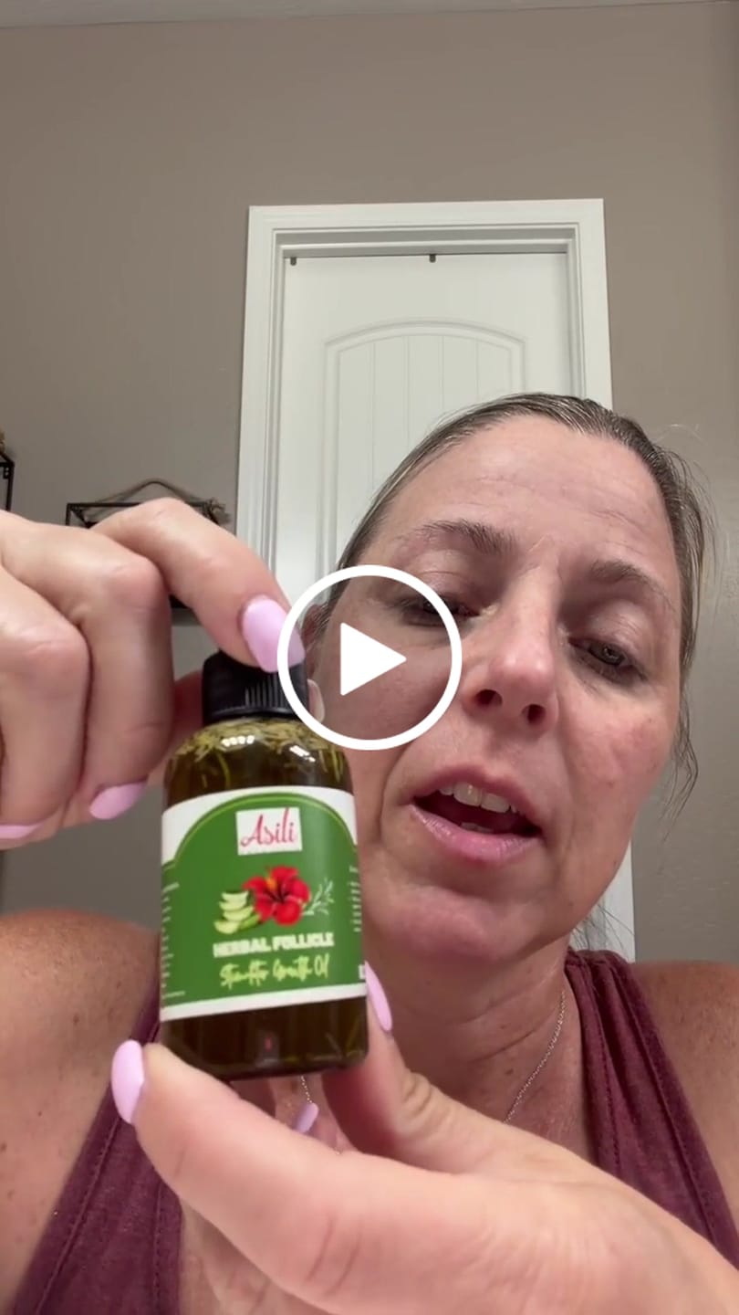 Customer video review of Herbal Follicle Stimulator Oil - Scalp & Hair Strengthening