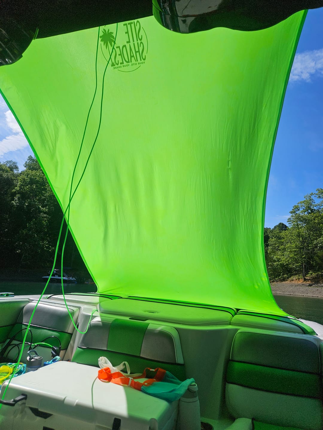 Customer photo review of Site Shades Boat/ Marine Site Shade