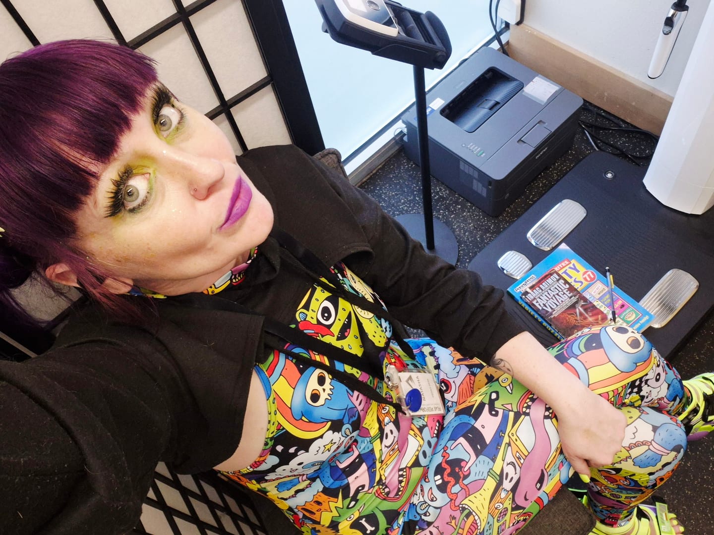 Customer photo review of Magic Forest Sleeveless Catsuit