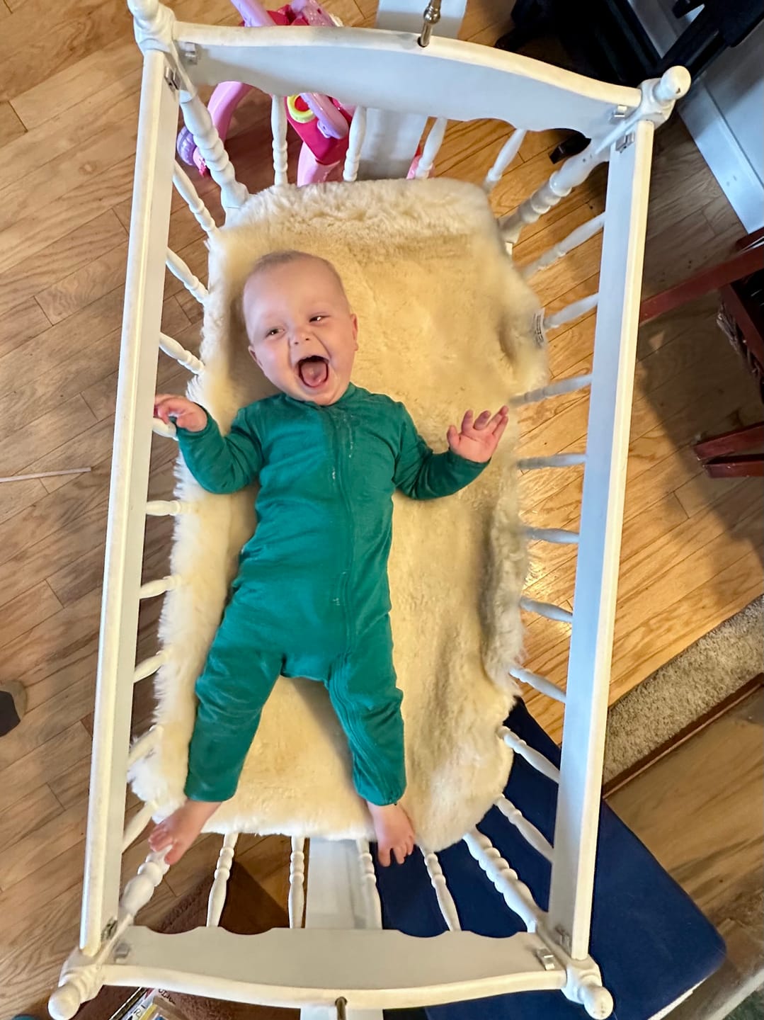 Customer photo review of Baby Merino Wool Adventure Zippy - All Season