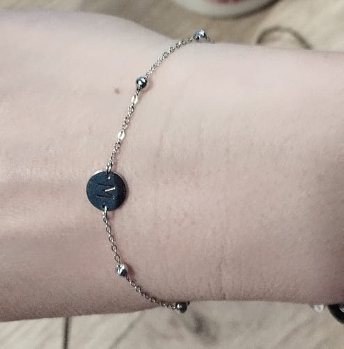 Customer photo review of Pulsera Círculo Inicial