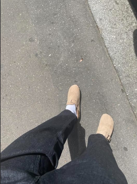Customer photo review of Mule Confort Suede - Breya