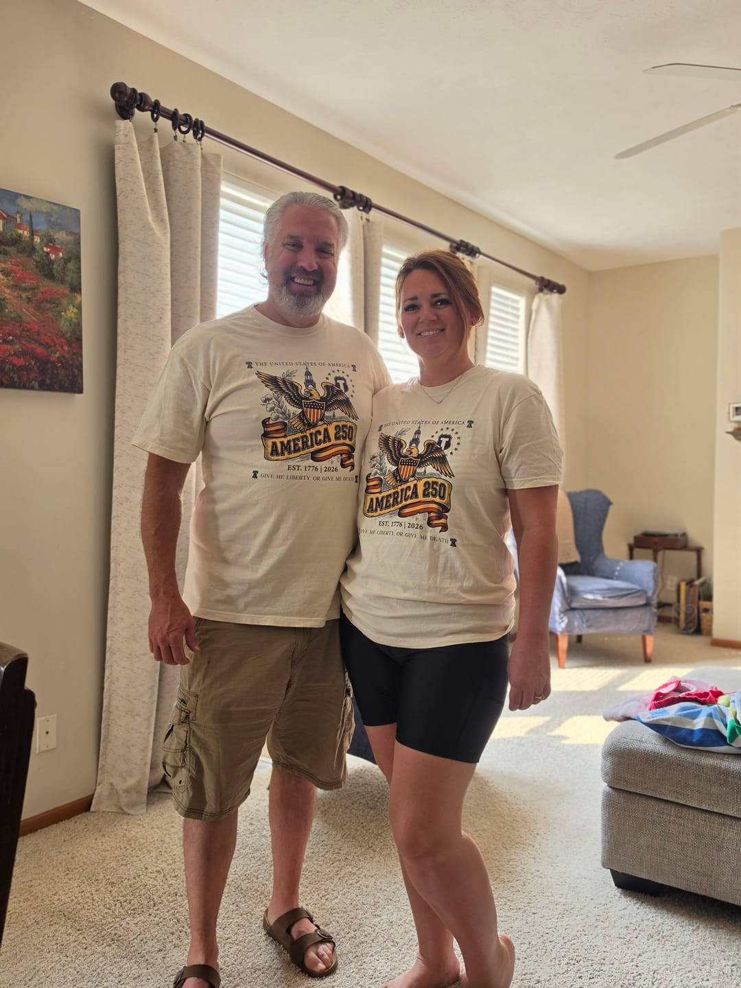 Customer photo review of American T-shirt