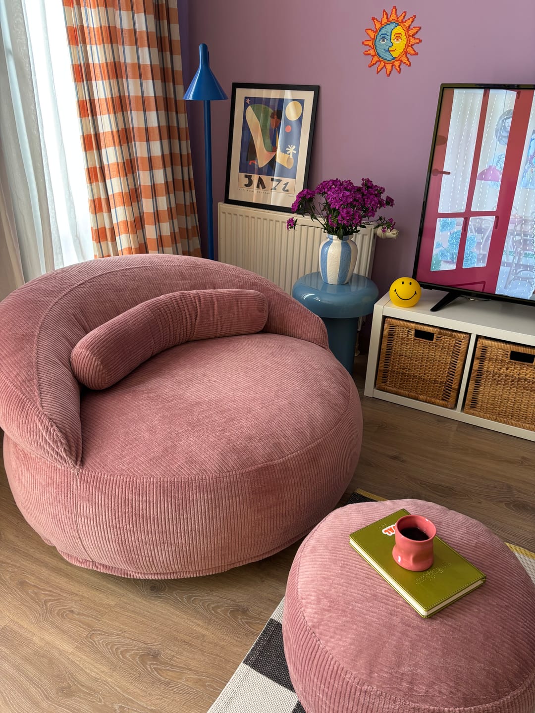 Customer photo review of Felix XL Puf Alabalık Pembe