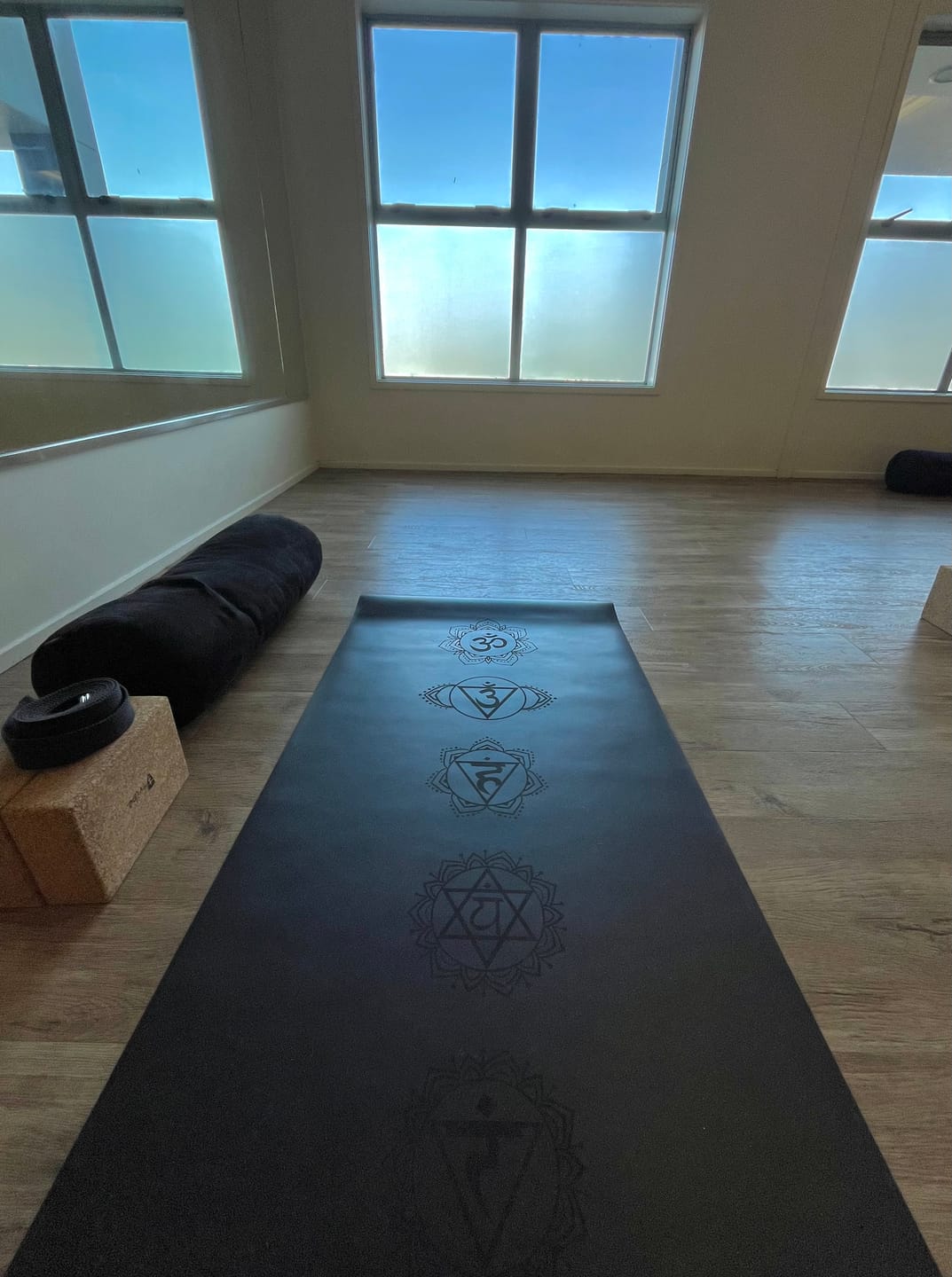 Customer photo review of Black Yoga Mat