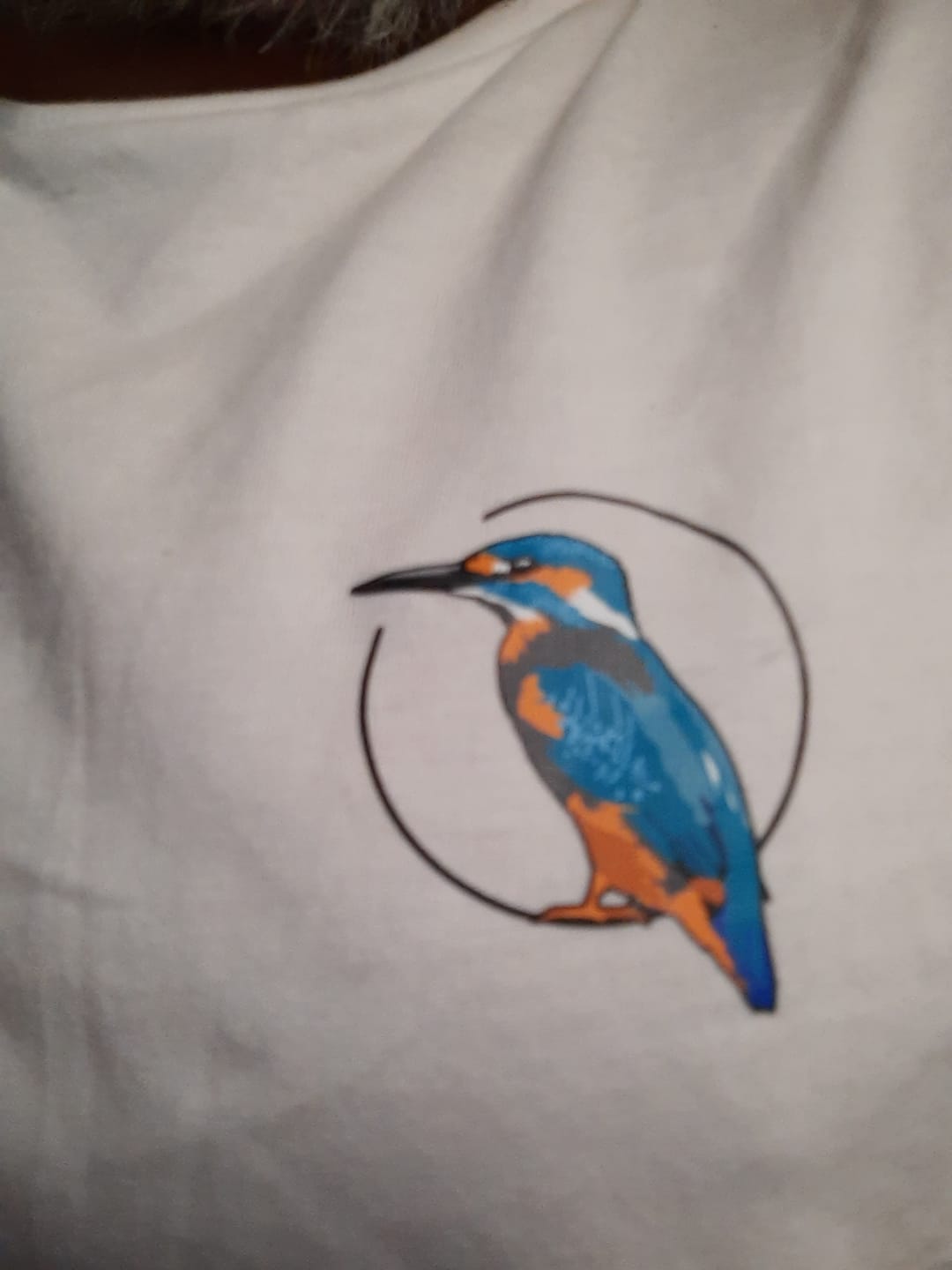Customer photo review of Eisvogel ganz Bio Männer T-Shirt