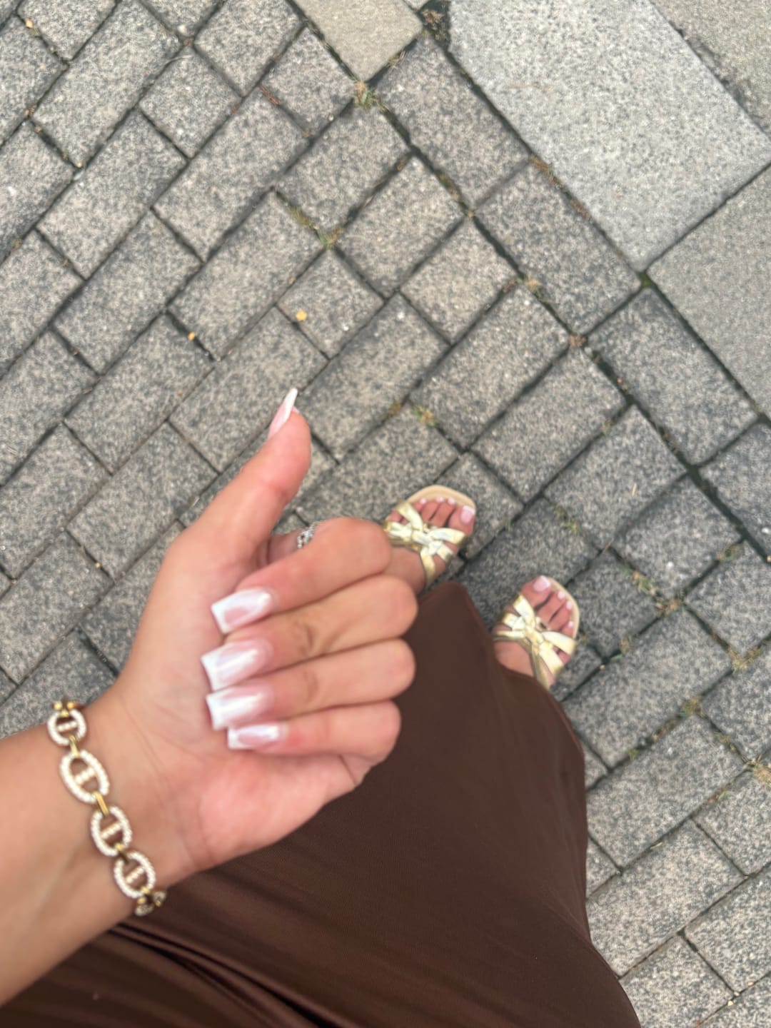 Customer photo review of Pave Flow Deluxe Ring 14K Vergoldet