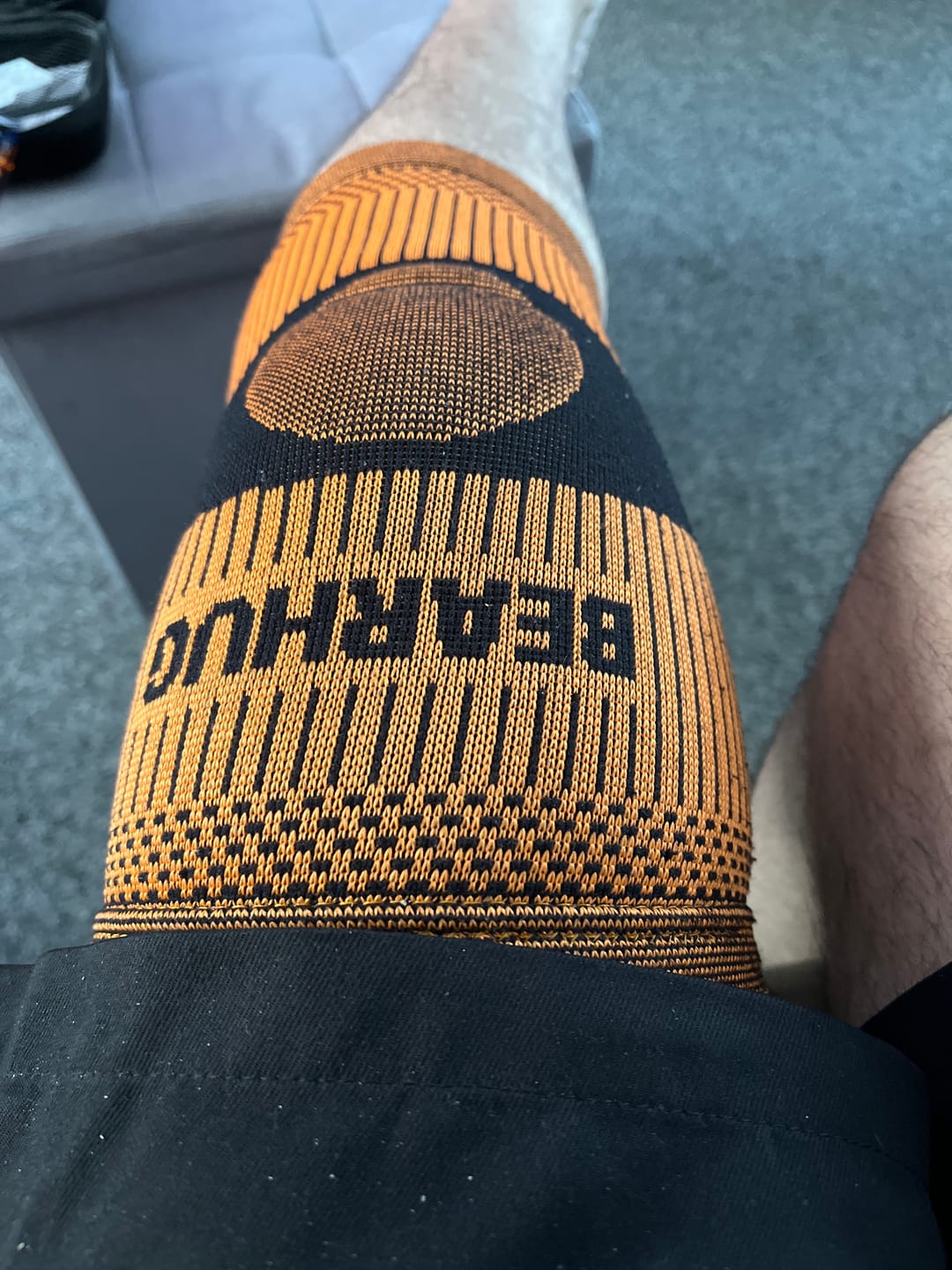 Customer photo review of Knee Support For Arthritic Relief & Pain Recovery