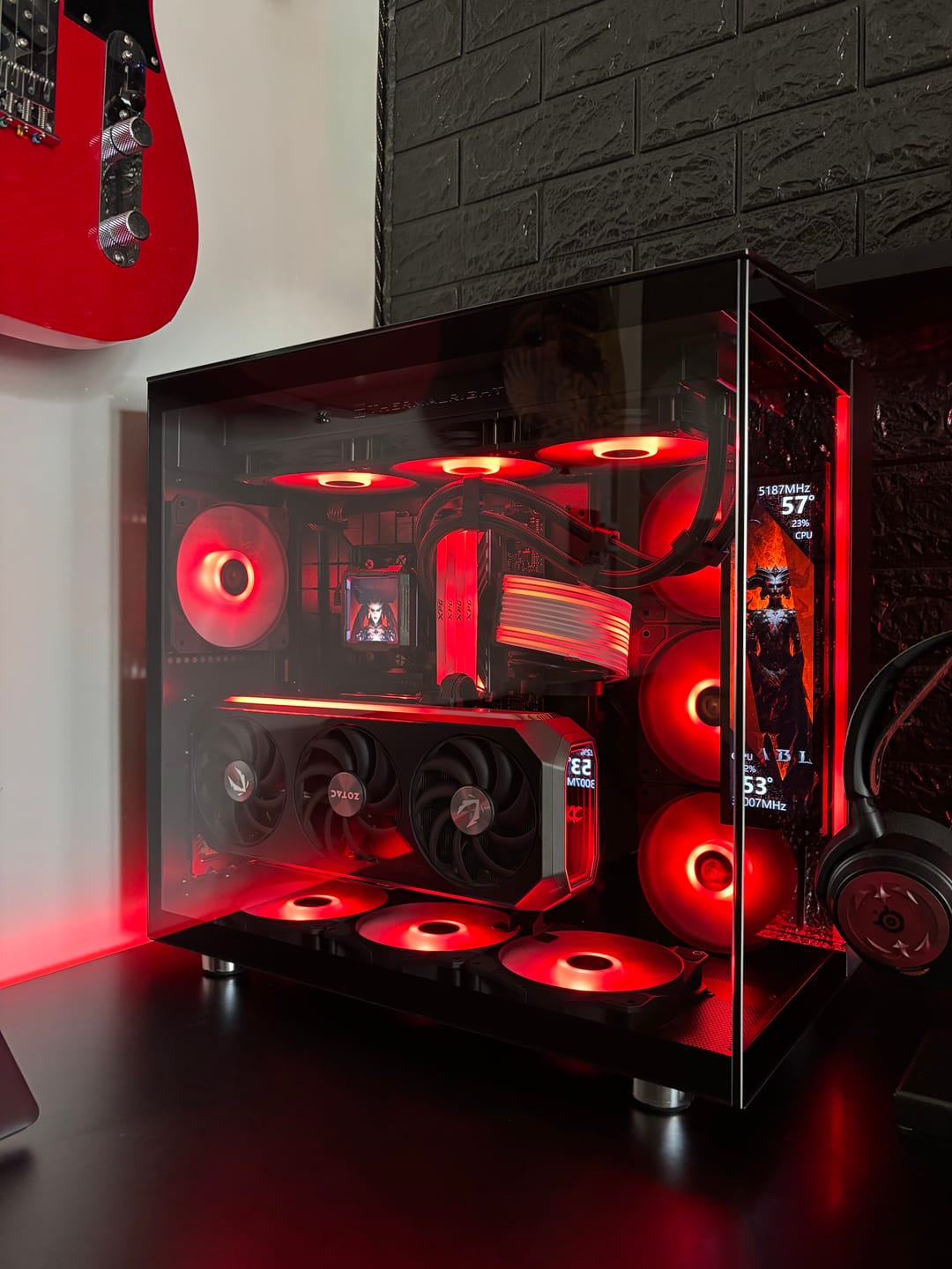Customer photo review of AsiaHorse Aurora Learn PSU Cable Cover