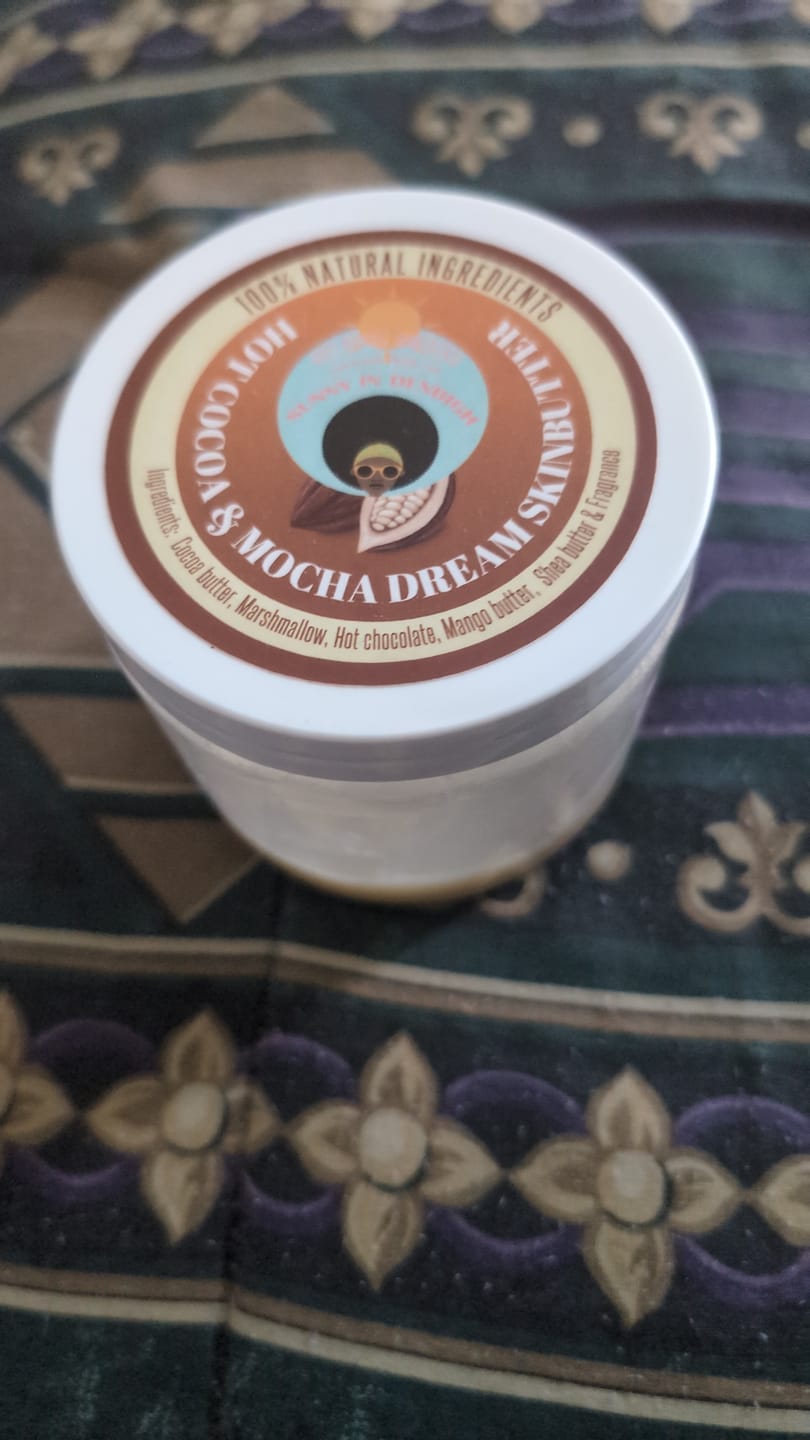 Customer photo review of Hot Cocoa & Mocha Dream Skin Butter - 16 oz