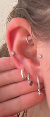 Customer photo review of Pendientes Galaxia