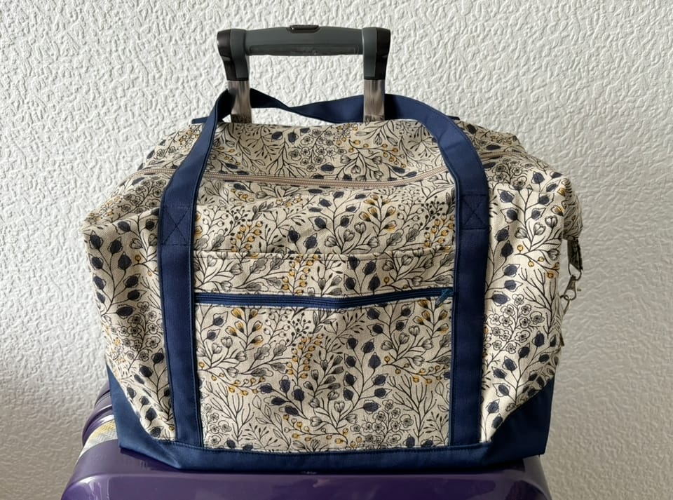 Customer photo review of Trailing Flowers Digital Linen Look Polycotton Fabric