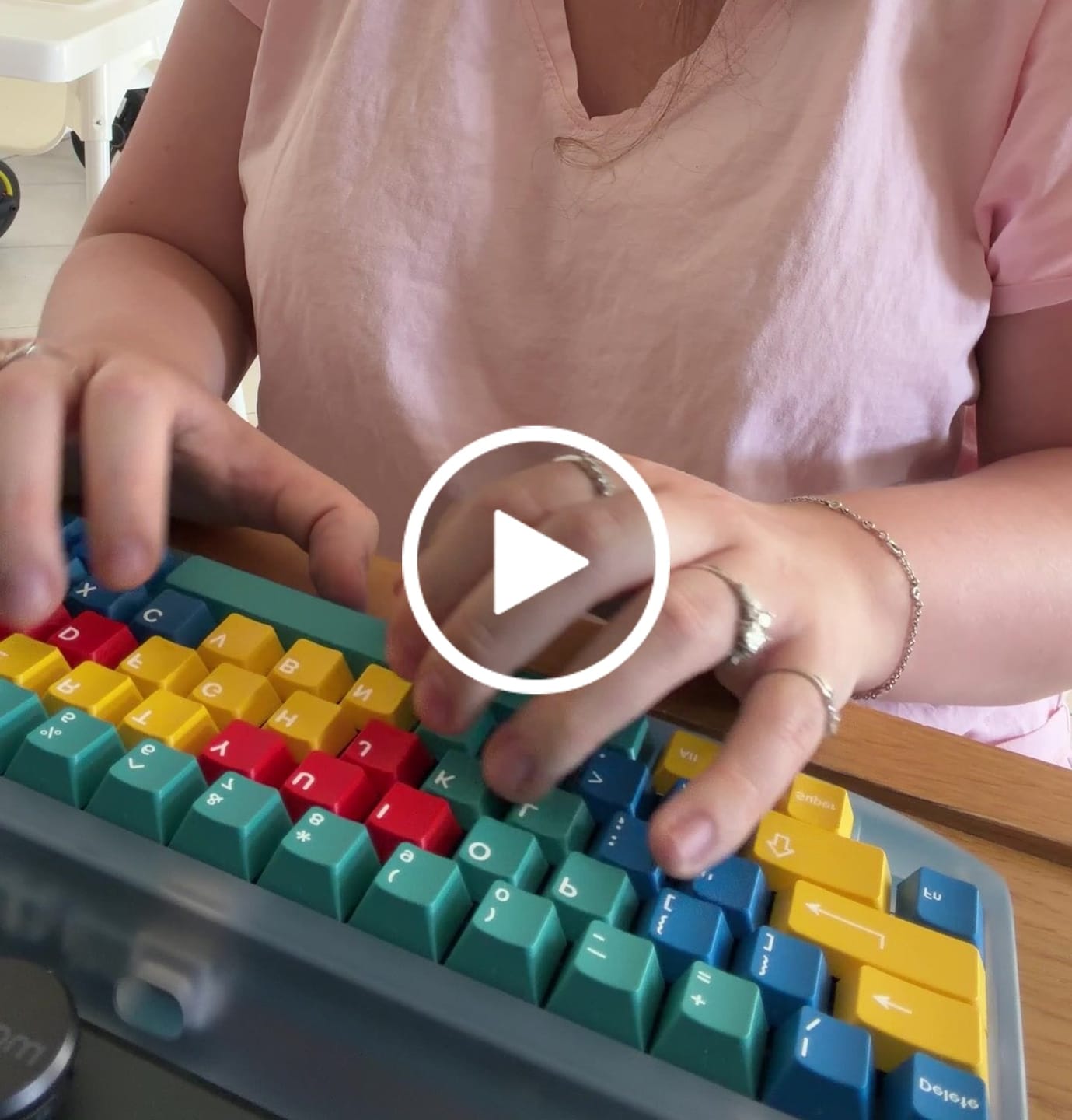 Customer video review of LUBED, FILMED, AND SPRING SWAPPED CHERRY MX SWITCHES (10PCS)