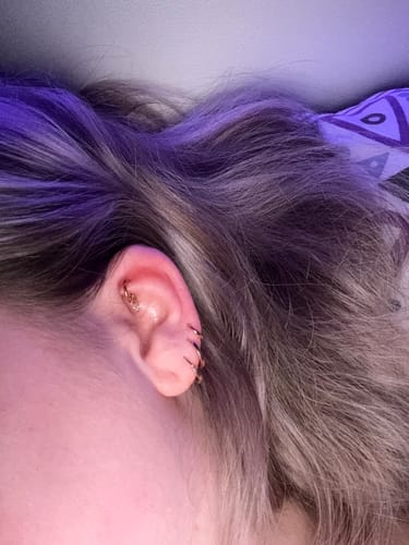 Customer photo review of Pendientes Aretes