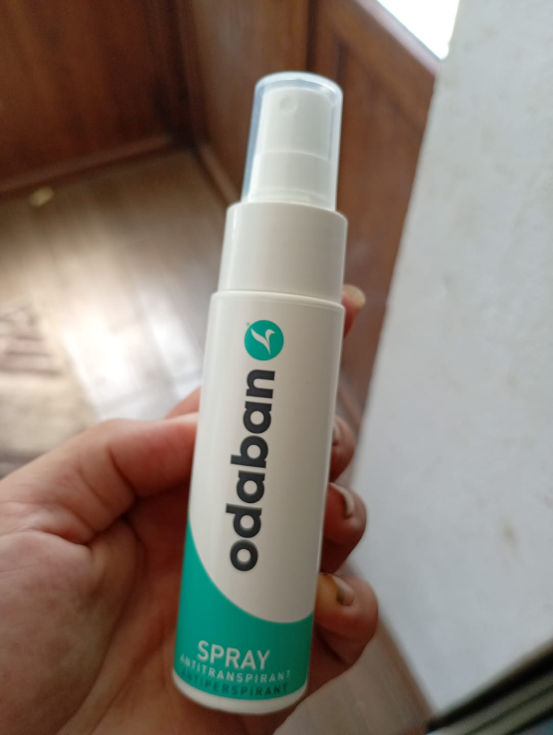Customer photo review of odaban® Spray Antiperspirant
