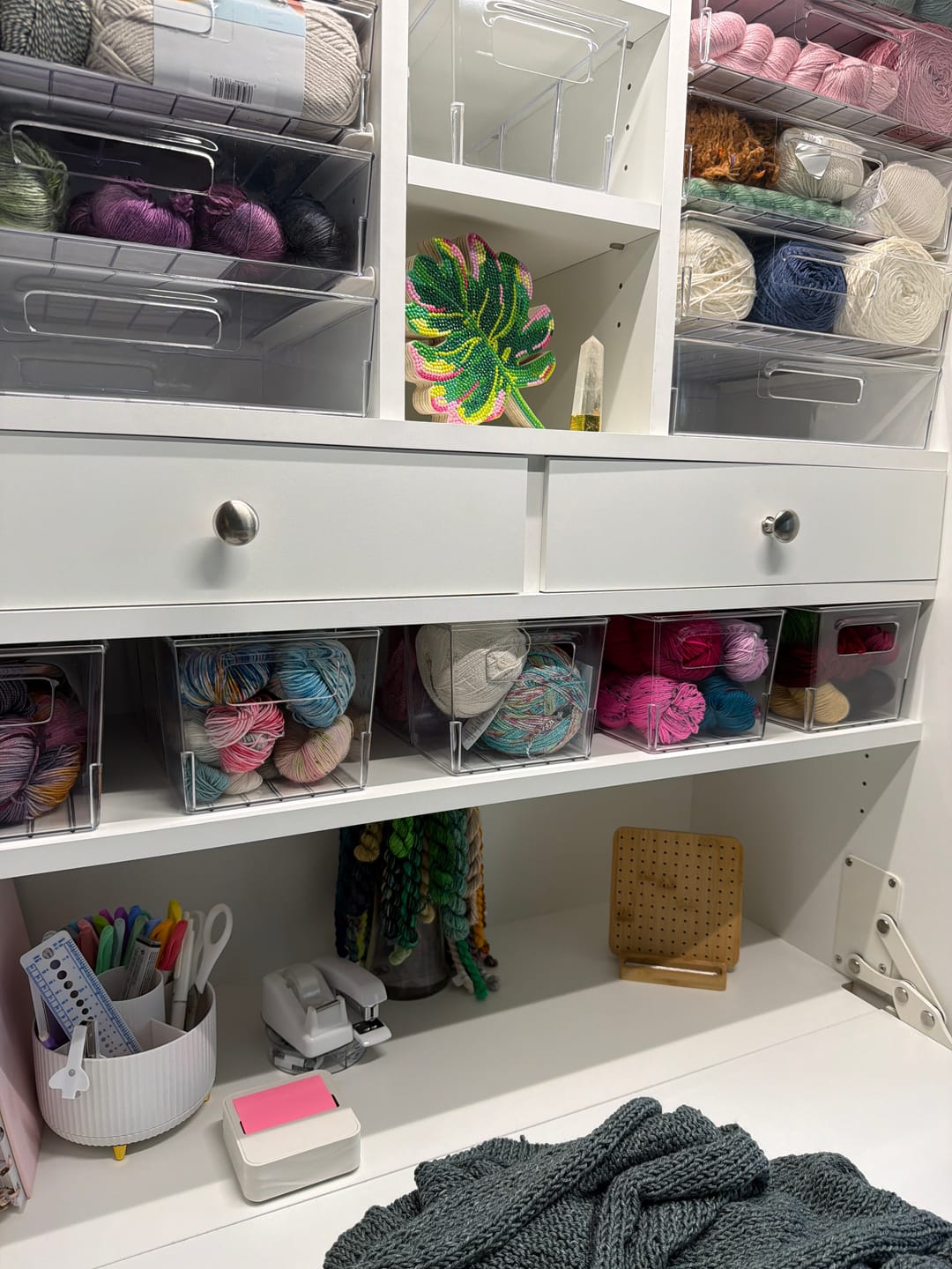 Customer photo review of 2 Built-In Drawers