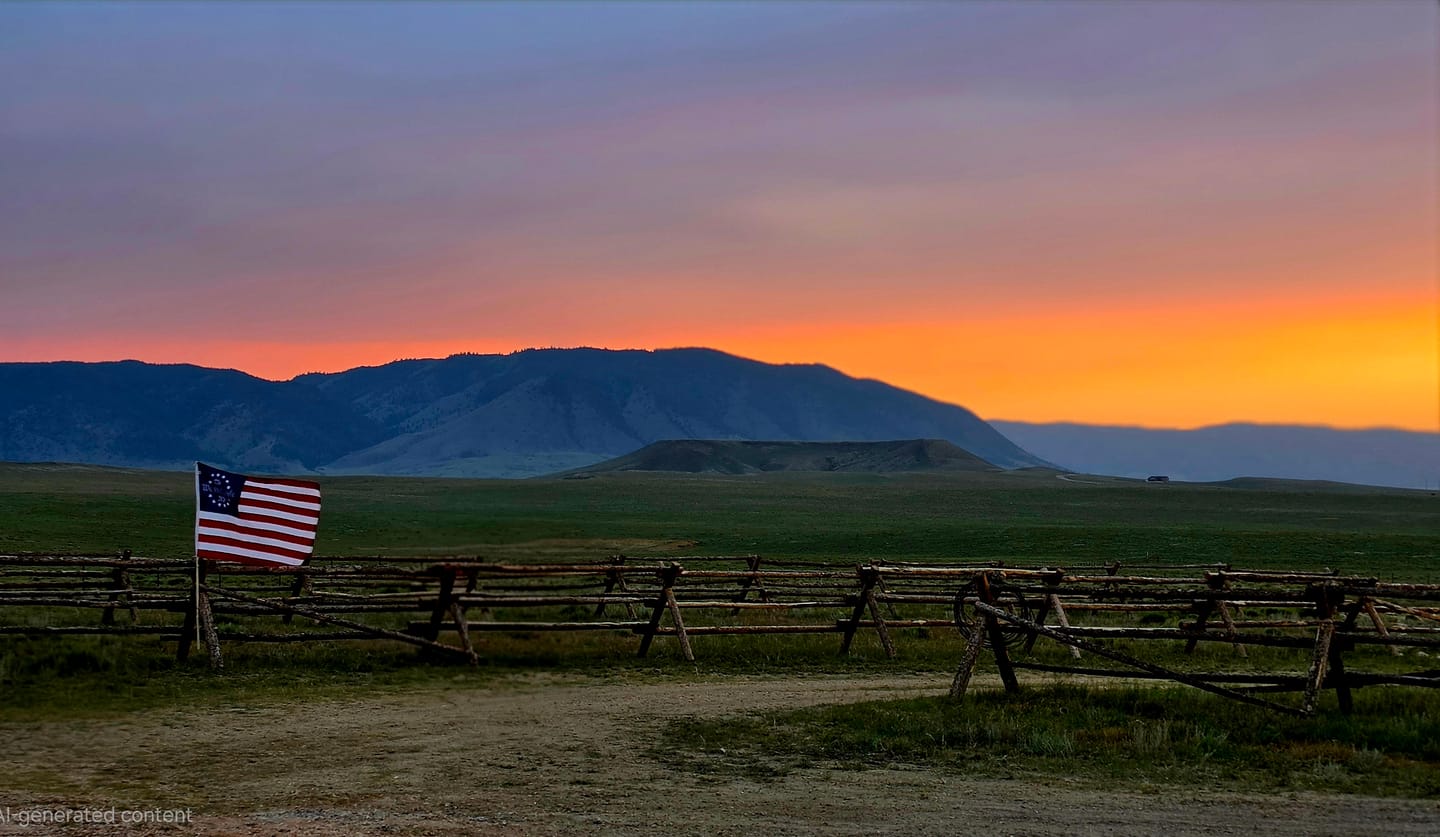 Customer photo review of NEW! We The People Betsy Ross Flag - Fully Printed Nylon