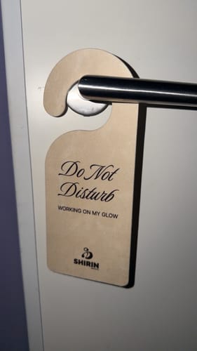 Customer photo review of Premium Samt Türhänger