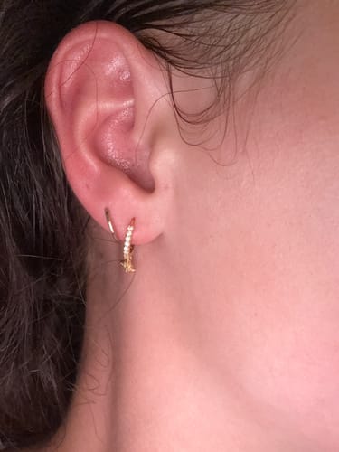 Customer photo review of Pendientes Galaxia