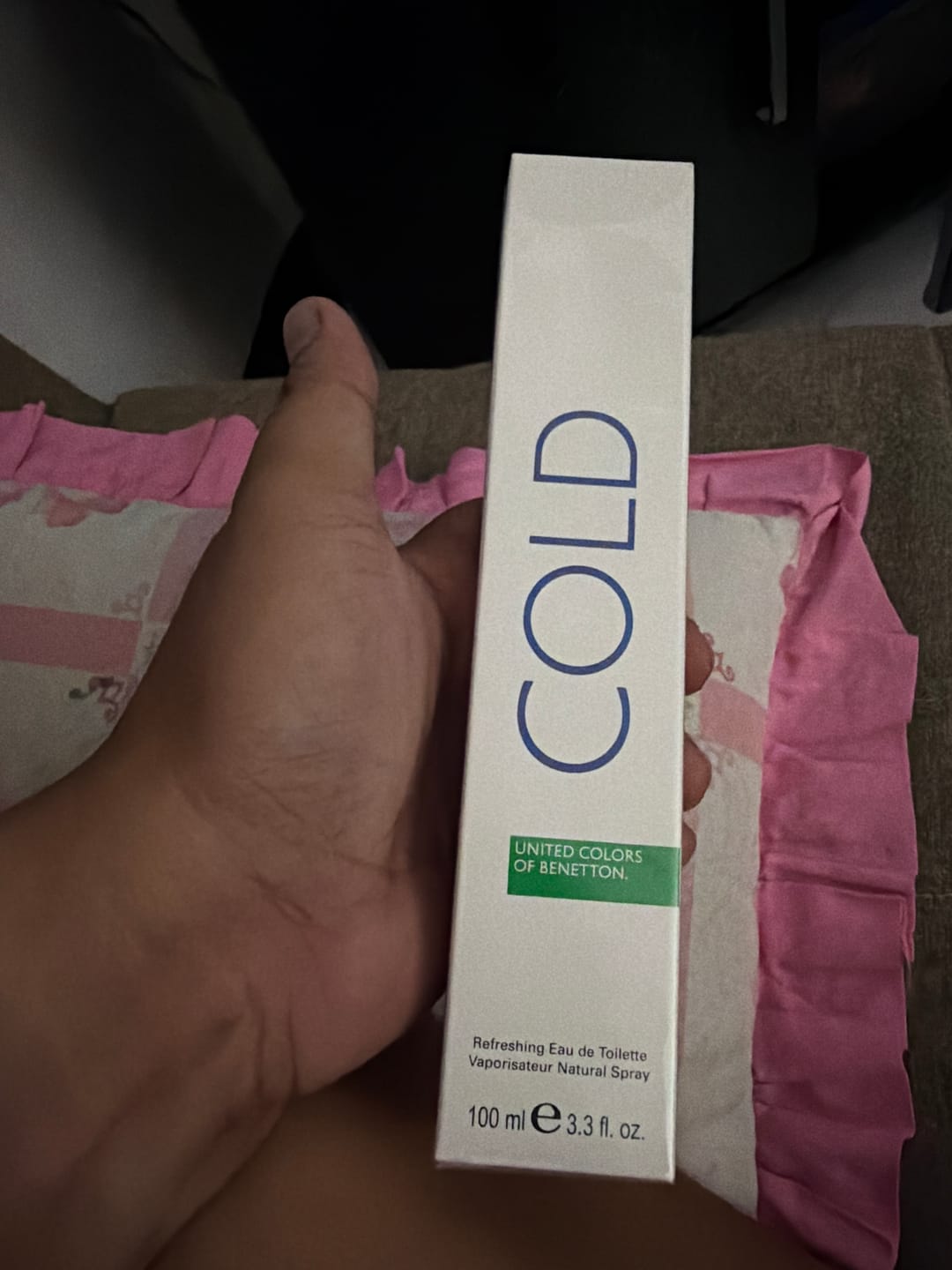 Customer photo review of Benetton Cold EDT 100ml