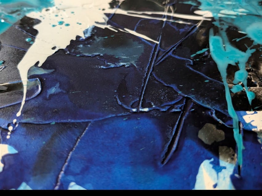 Customer photo review of Acrylfarbe - Indigo