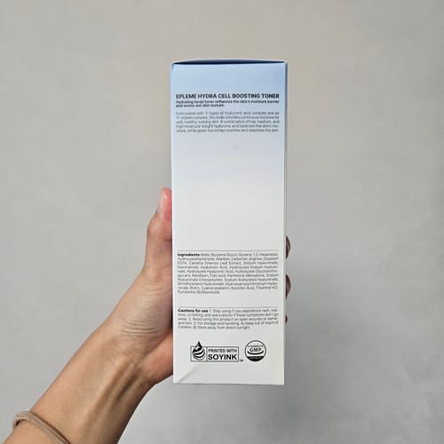 Customer photo review of eple:me HYDRA CELL BOOSTING TONER