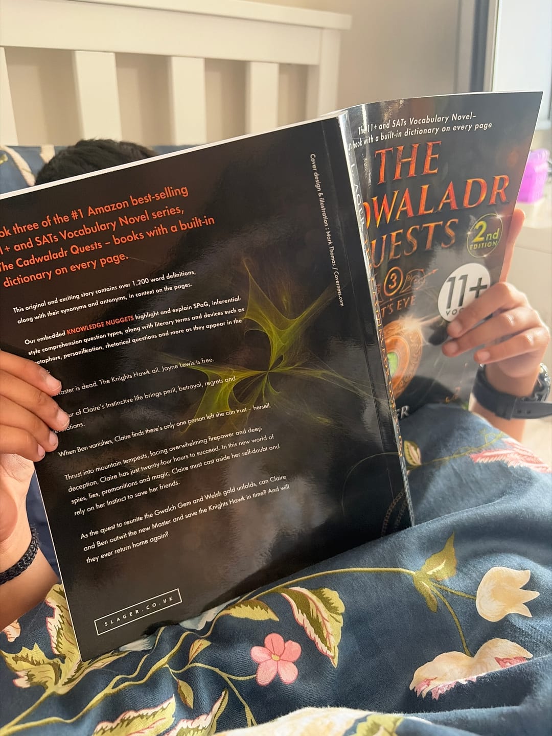 Customer photo review of The Cadwaladr Quests: 11+ Vocabulary Reading Book Trilogy (11+ Vocabulary Novels)