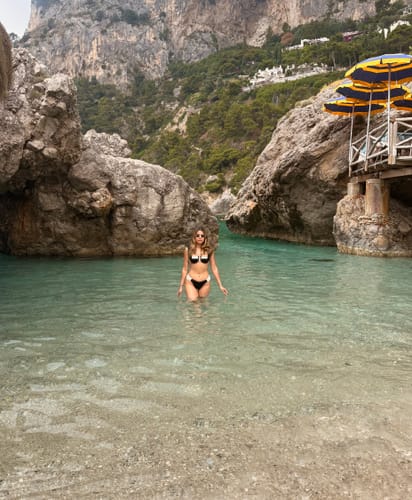 Customer photo review of cecilia bottom cape