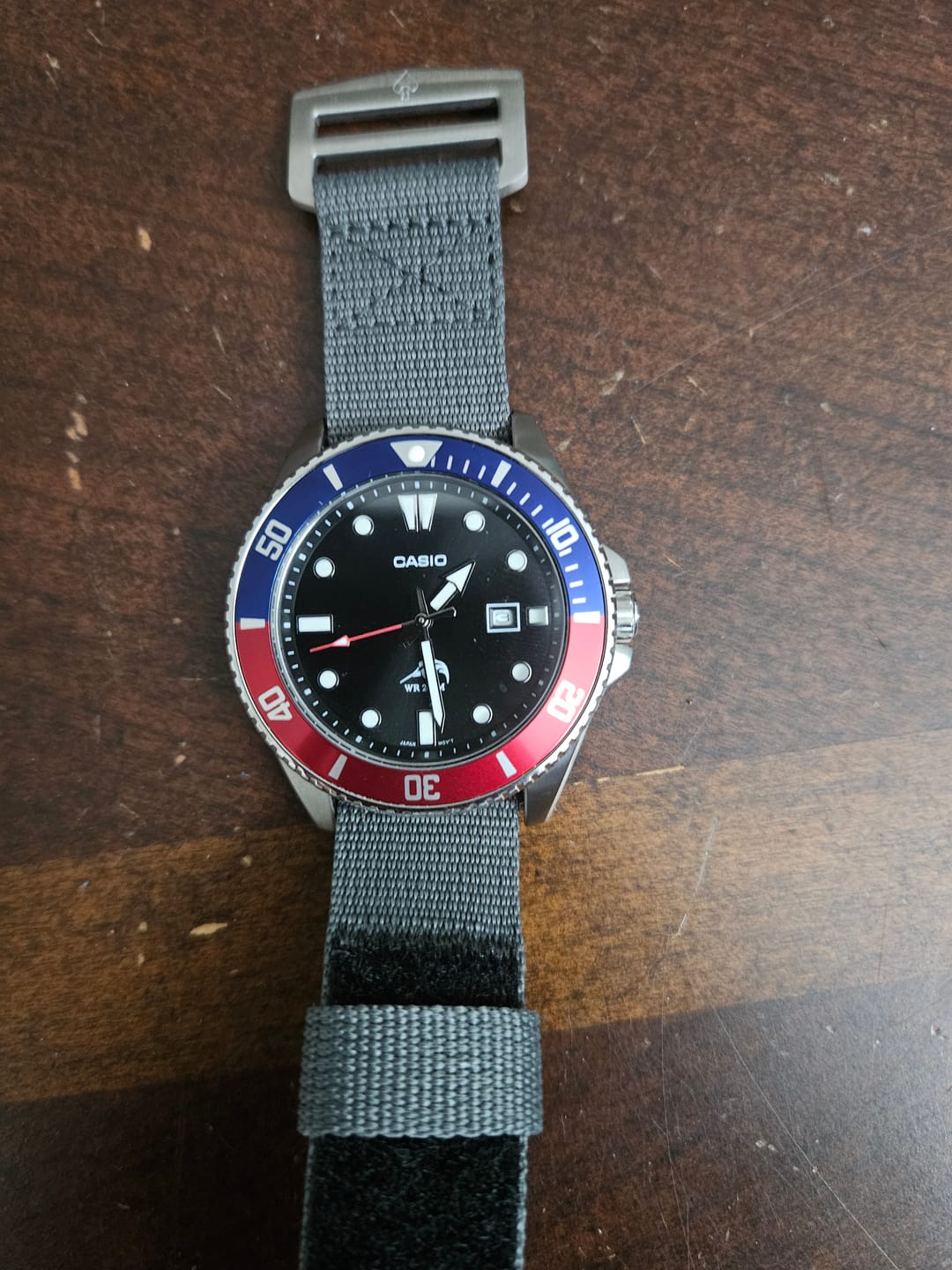 Customer photo review of Glomar Explorer - Hook And Loop Watch Strap