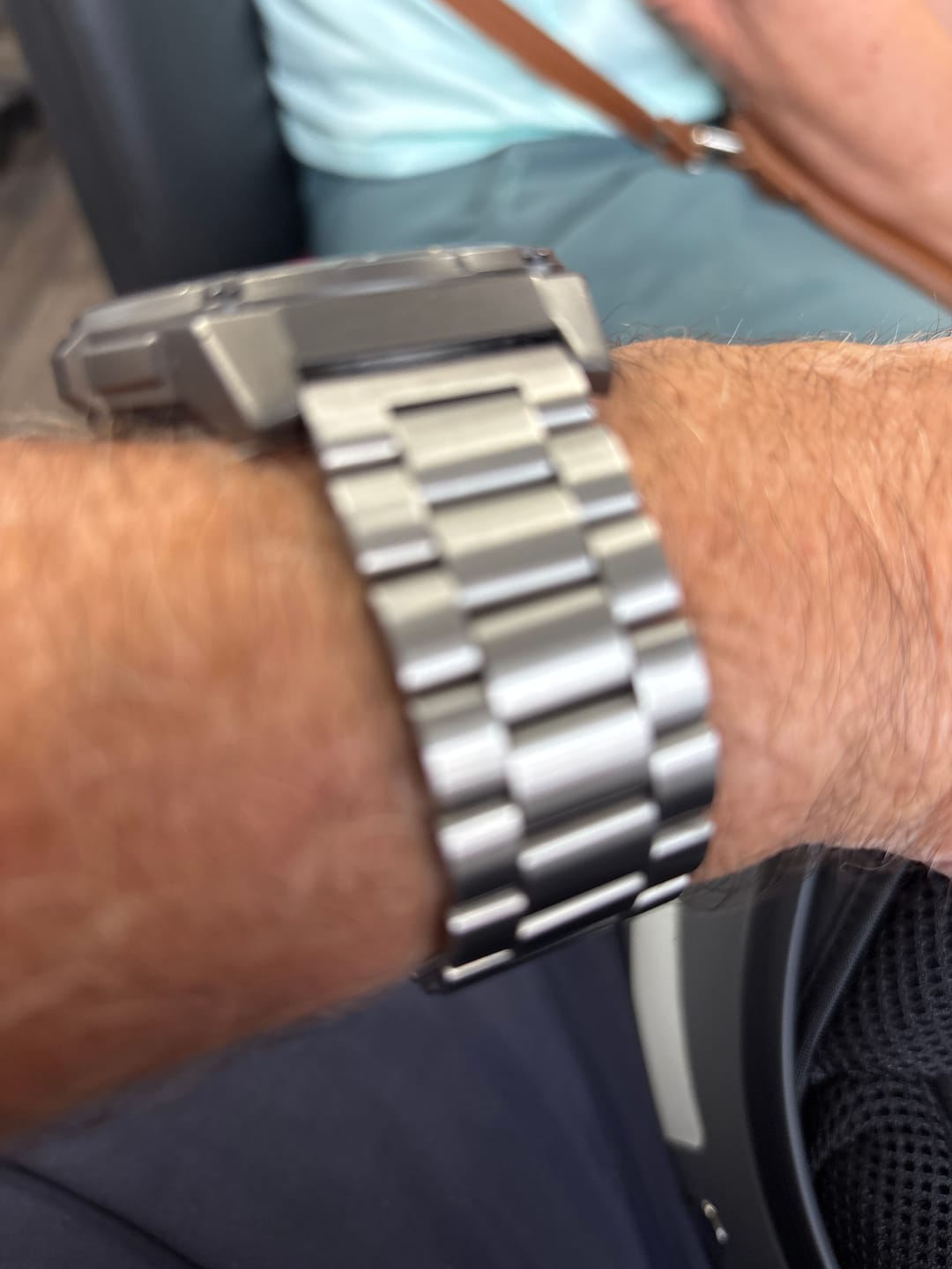 Customer photo review of Silver Steel Loop