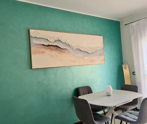 Customer review photo for Plaster Art Texture Painting #SG456