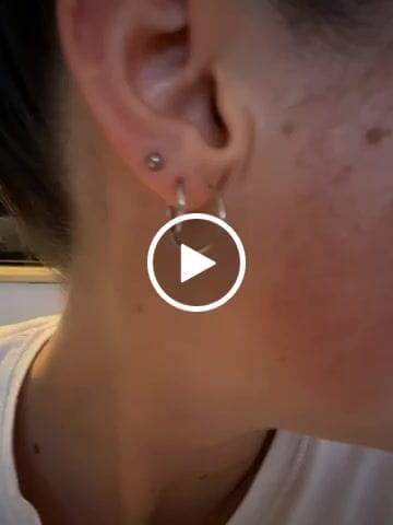 Customer photo review of Pendientes Aretes