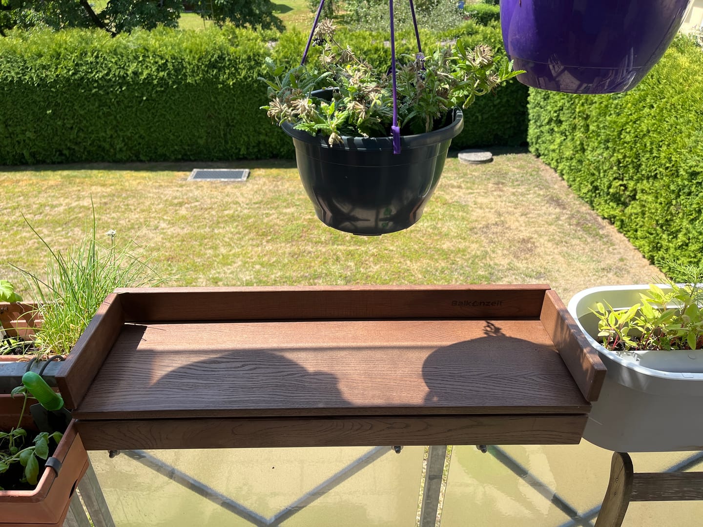 Customer photo review of Balkonzeit Bar — Esche Edition (braun geölt)