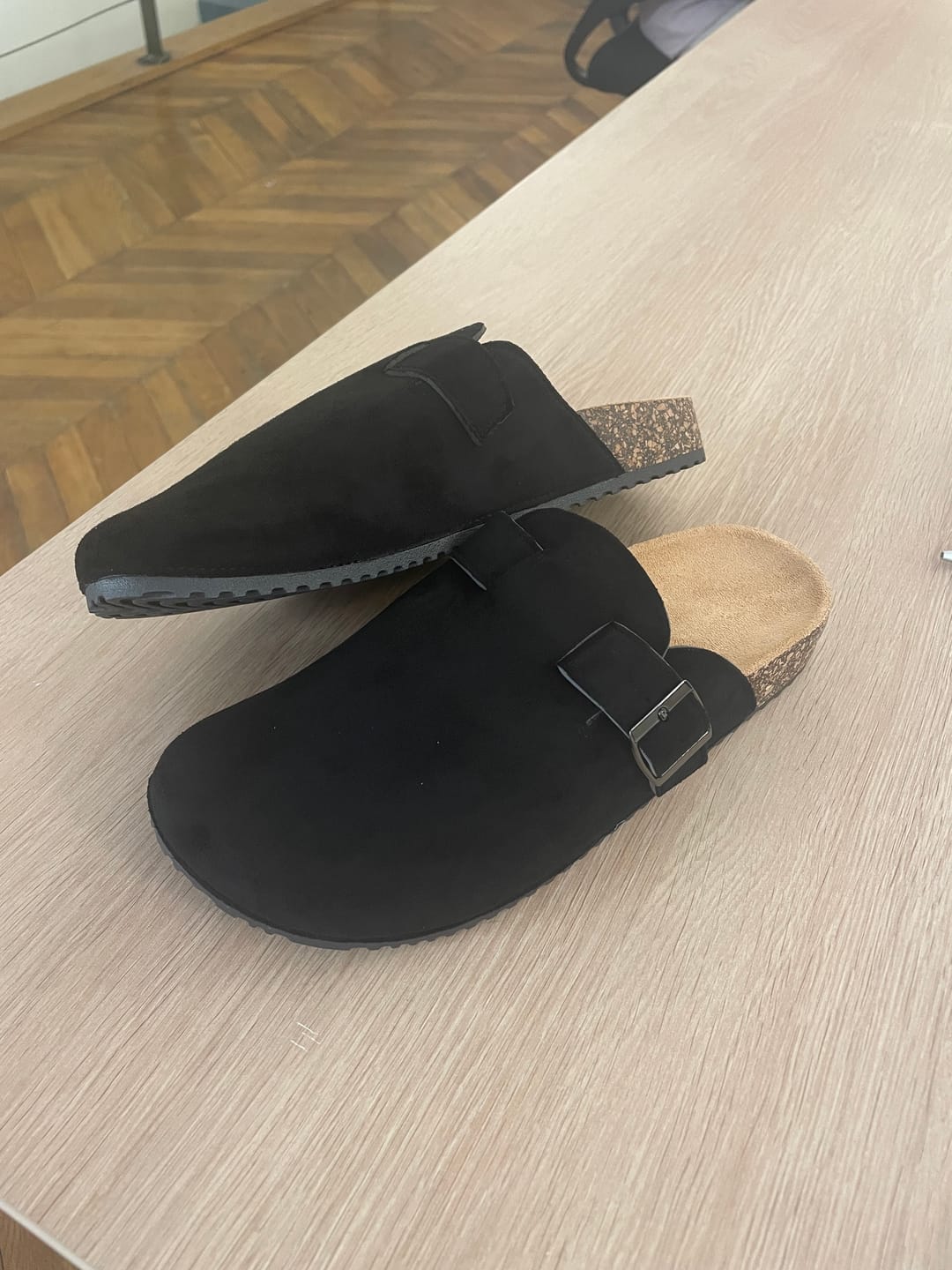 Customer photo review of Mule Confort Suede - Breya