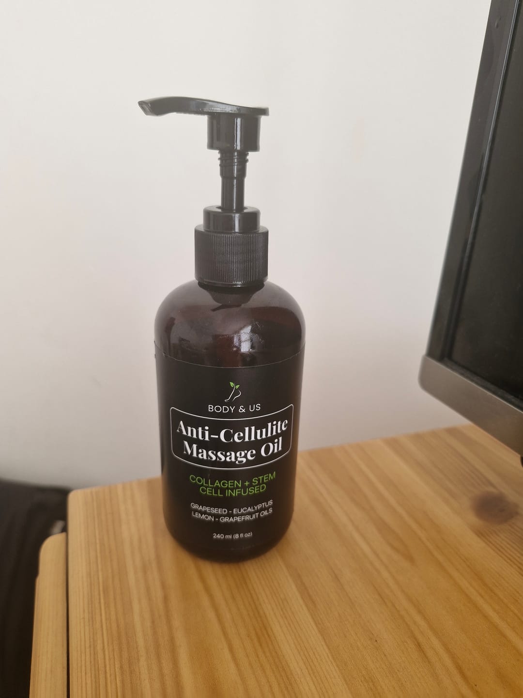 Customer photo review of Body For Us Anti-Cellulite Massage Oil
