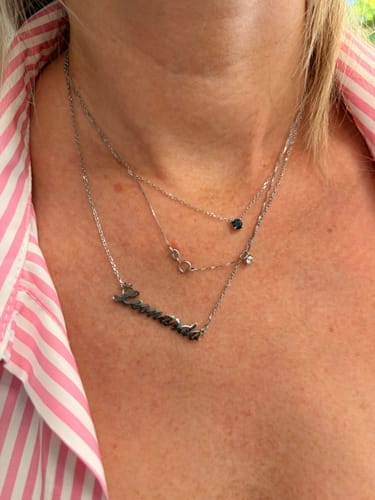 Customer photo review of Collar Nombre - Personalizado