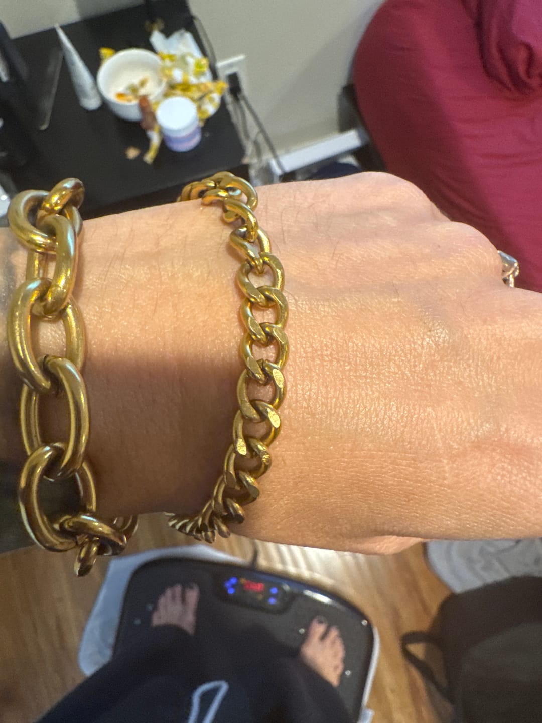 Customer photo review of Miami Anklet (Bundle)