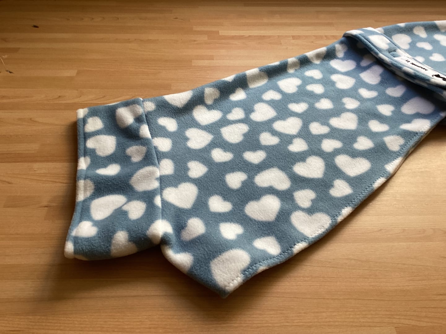Customer photo review of All Over Hearts Anti Pill Polar Fleece Fabric