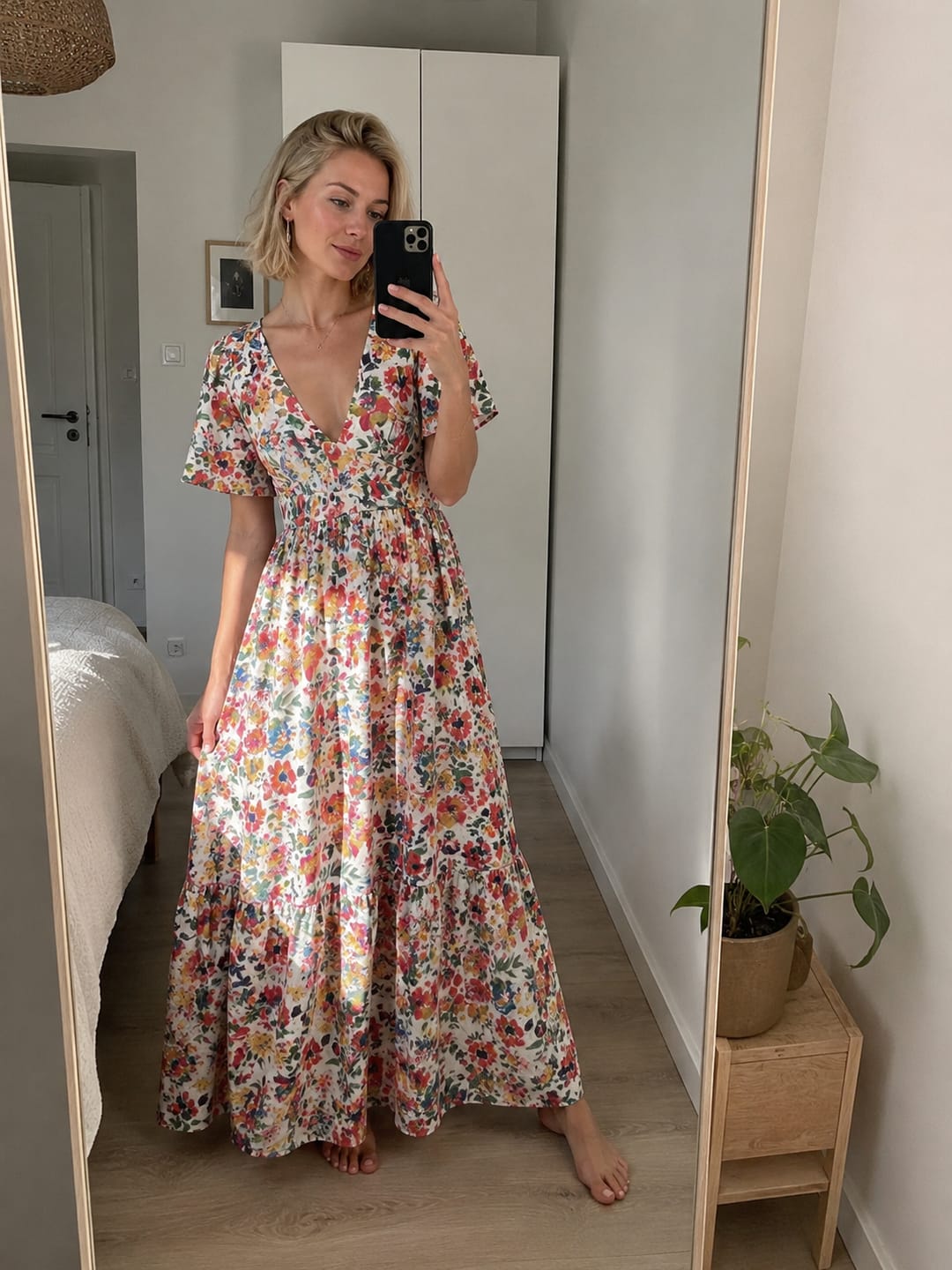 Customer photo review of Kadın Yeni Model Bol Kesim Pantolonlu İkili Takım,