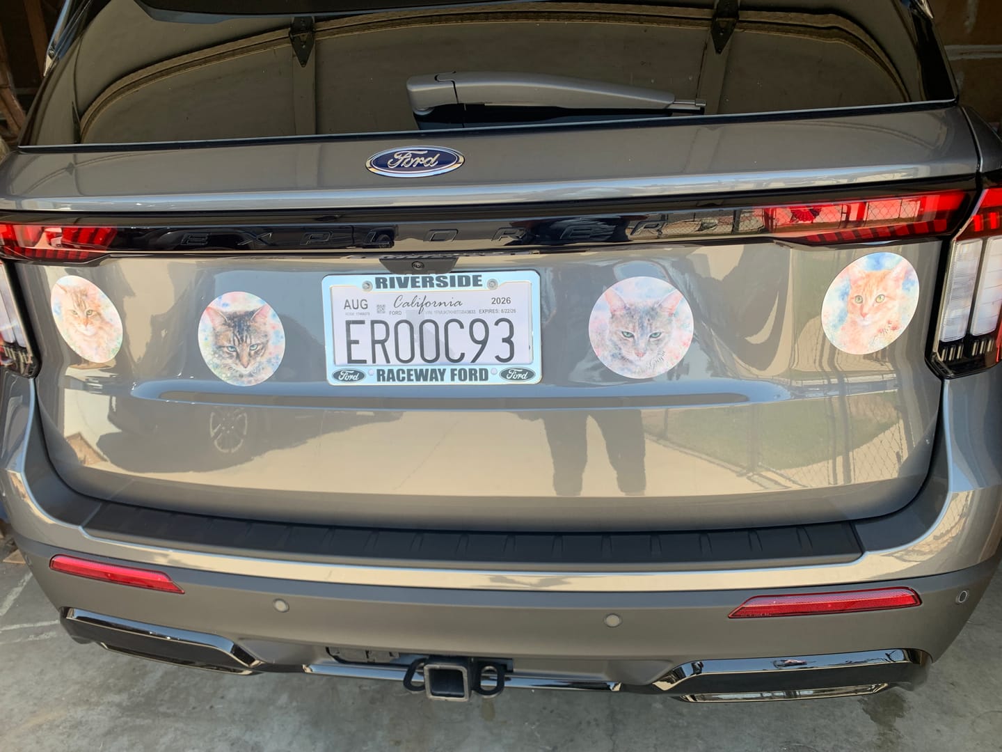 Customer photo review of Watercolor - Personalized Car Magnet