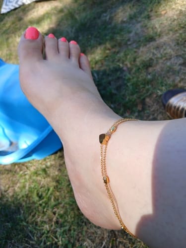 Customer photo review of Tobillera Love