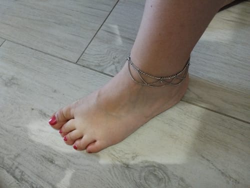 Customer photo review of Tobillera Maraña