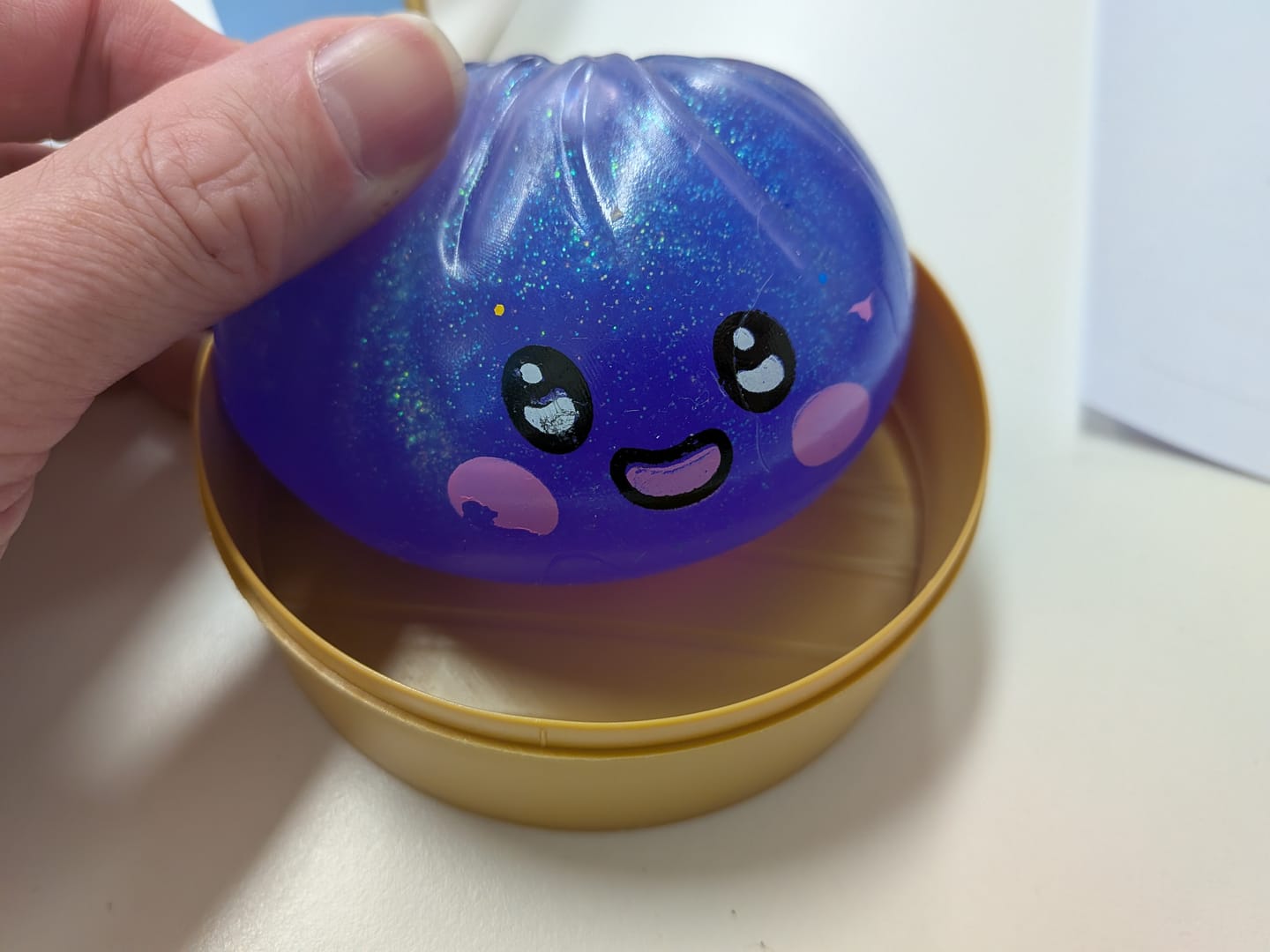 Customer photo review of Mystery Viral Dumpling Squishy 7 Pack