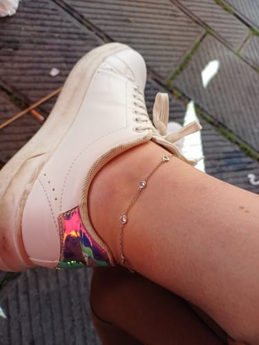 Customer photo review of Tobillera Diamonds