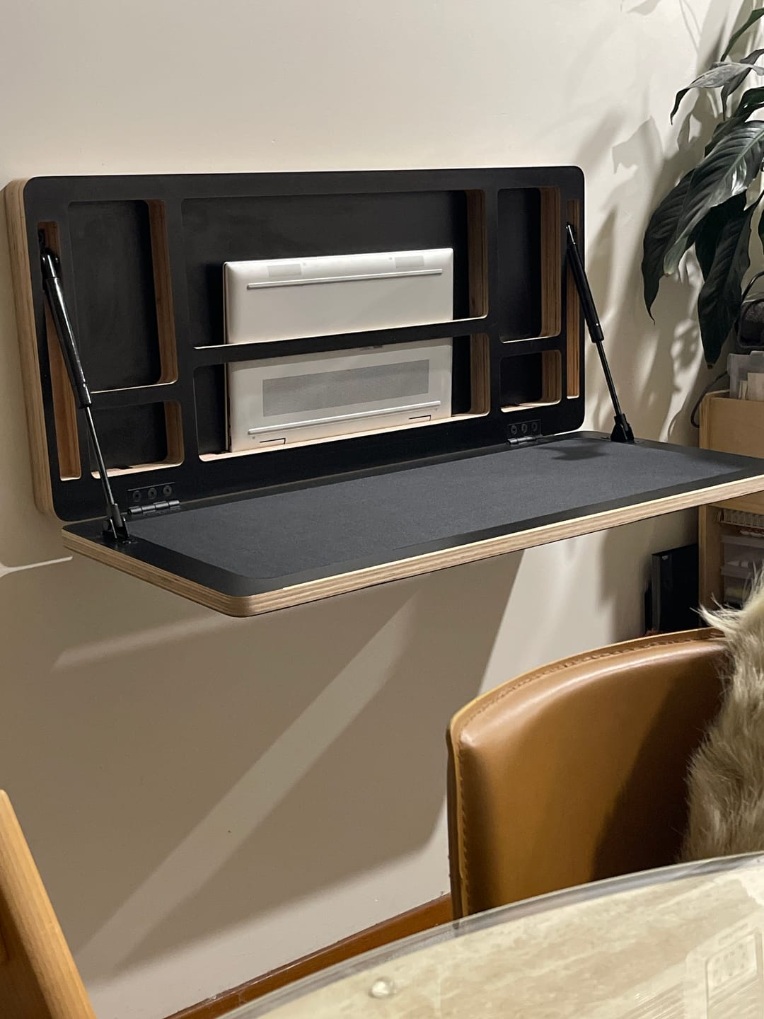 Customer photo review of Wall Mounted Foldaway Murphy Desk