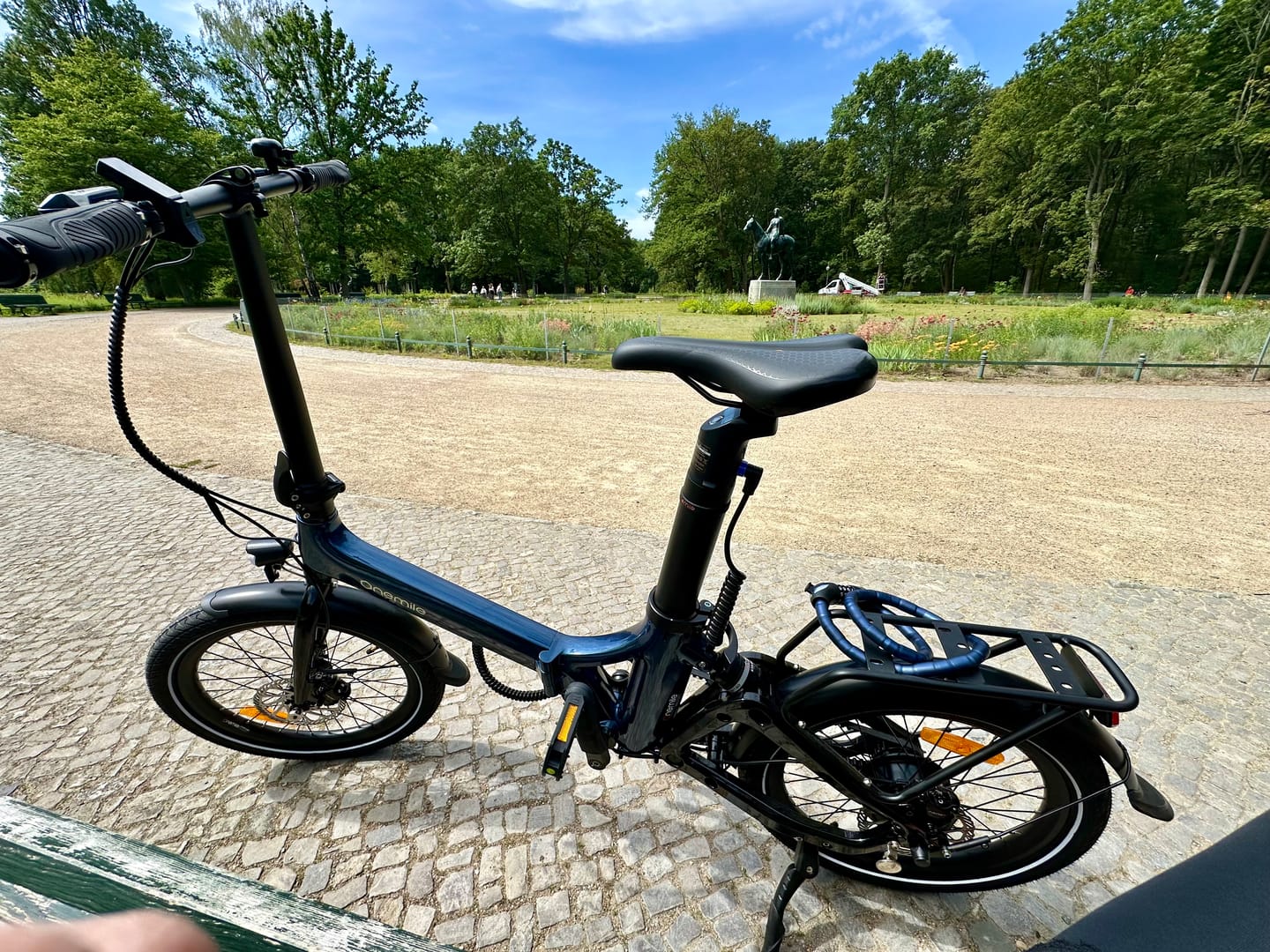 Customer photo review of Onemile Nomad Gel Saddle Cover