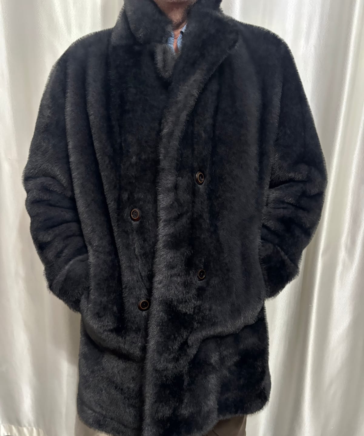 Customer photo review of BILSON™ Çift Taraflı Vizon Kaban