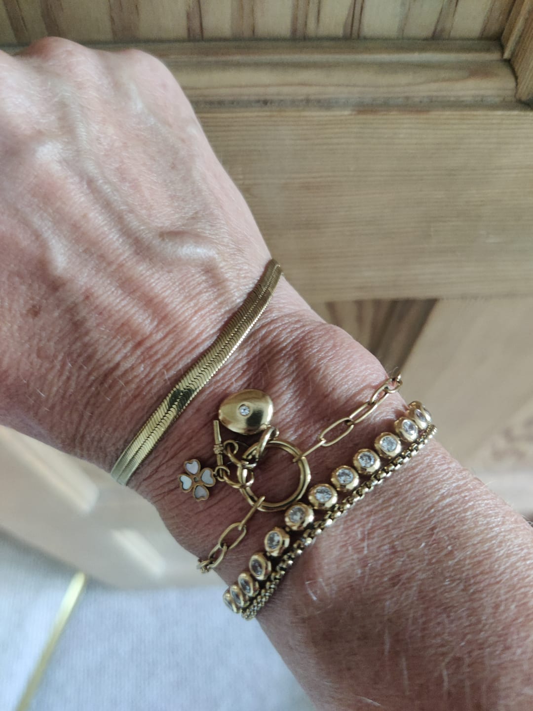 Customer photo review of Mini Mindfulness Pebble Charm