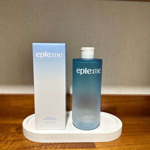 Customer photo review of eple:me HYDRA CELL BOOSTING TONER